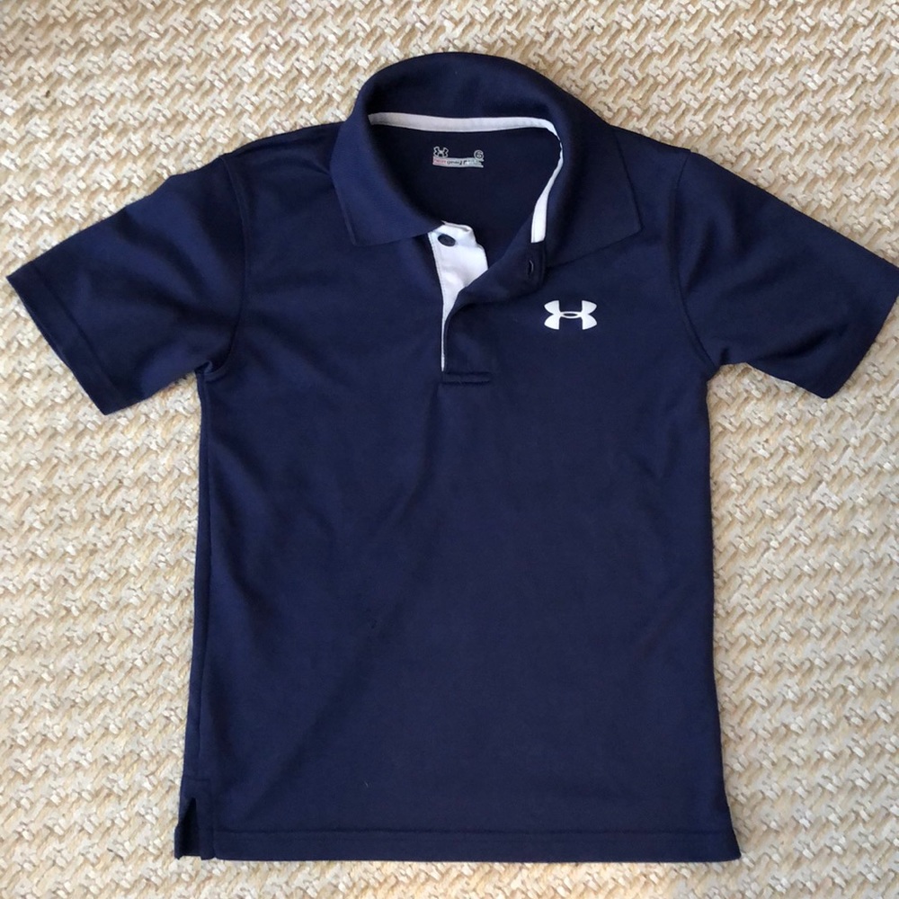 Under Armour Navy Golf Shirt
